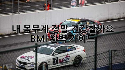내 몸무게, 정말 건강할까요? BMI 완벽 가이드